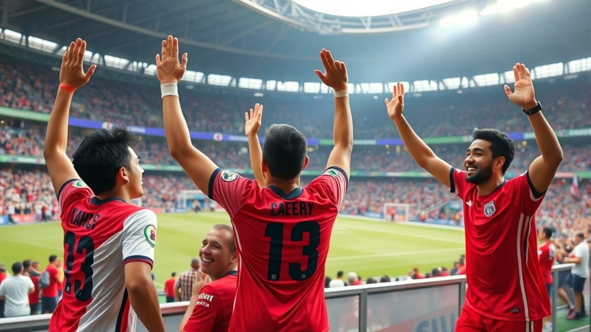 Cầu thủ HAGL ăn mừng trụ hạng V-League